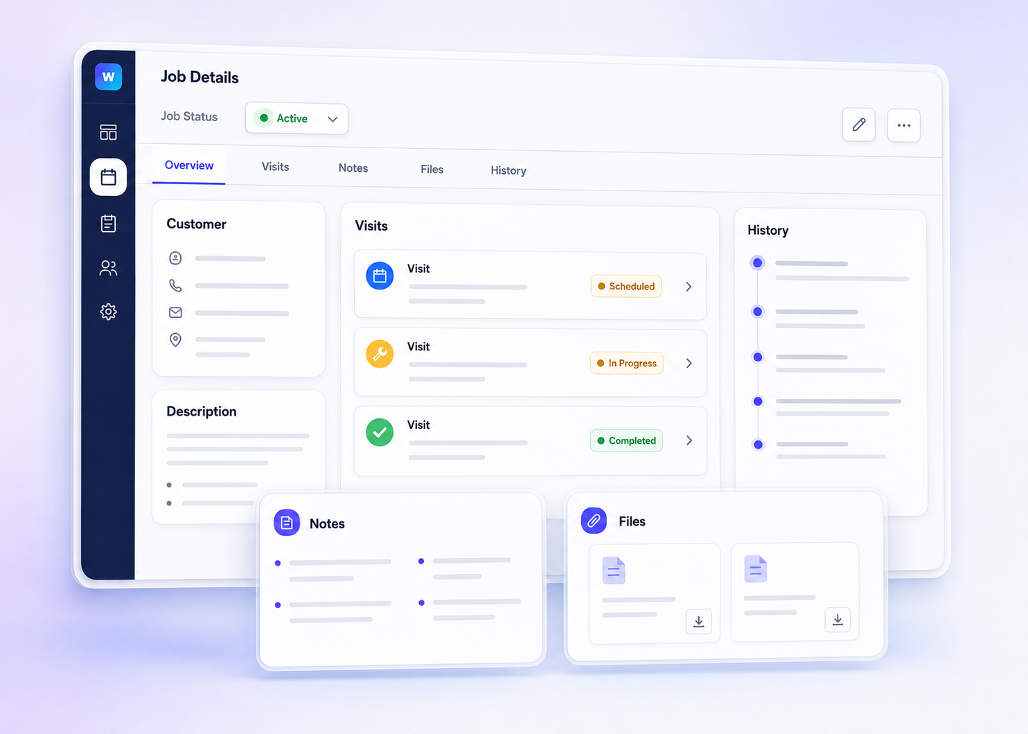 Workerex Weekly Calendar
